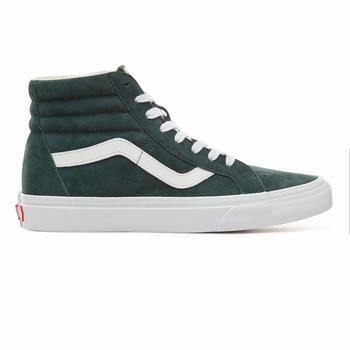 Férfi Vans Suede Sk8-Hi Reissue Magasszárú Cipő VA7419805 Sötét/Fehér